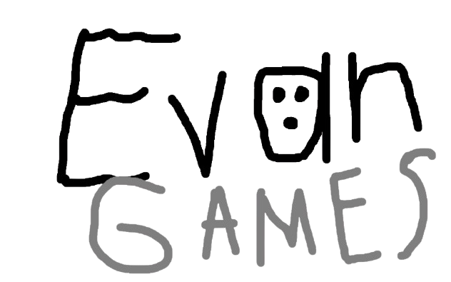 HandDrawn Text Saying 'EvanGAMES'